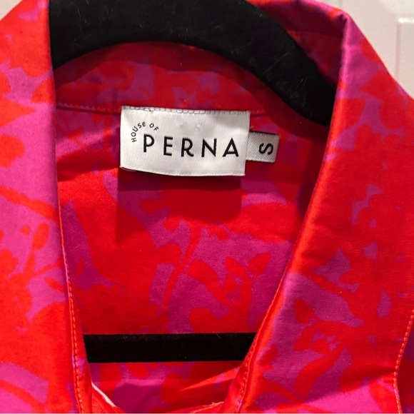 house of perna button up crop top - Picture 3 of 3